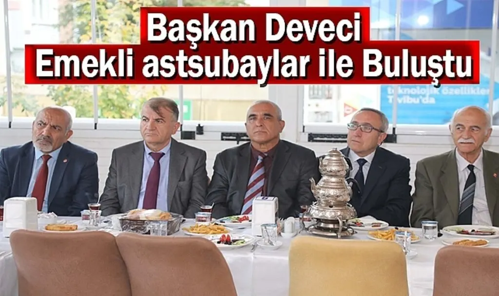 Başkan Deveci’den emekli astsubaylara Burası sizin eviniz