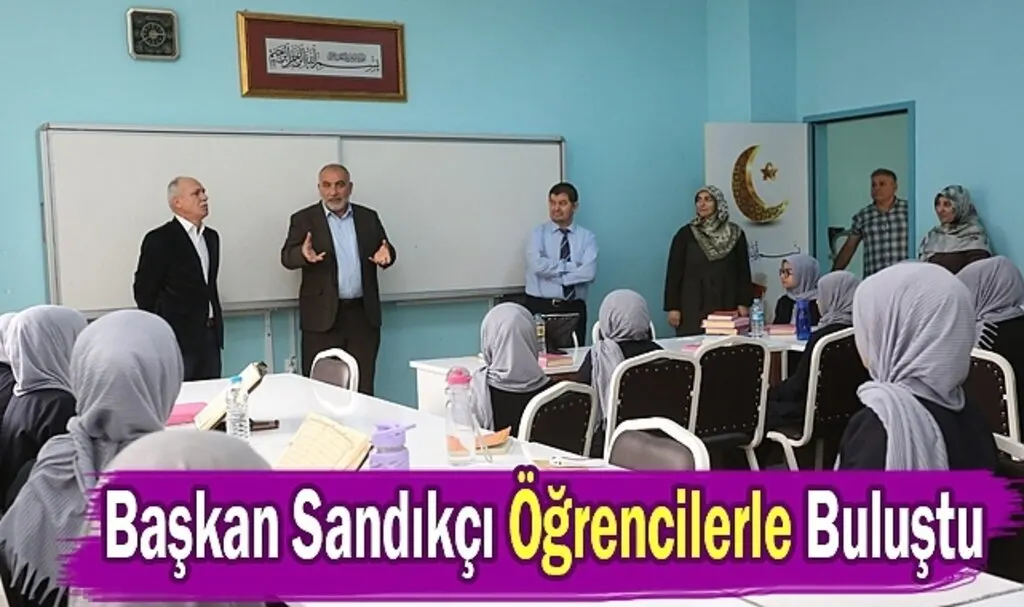 Başkan Sandıkçı Öğrencilerle Buluştu 