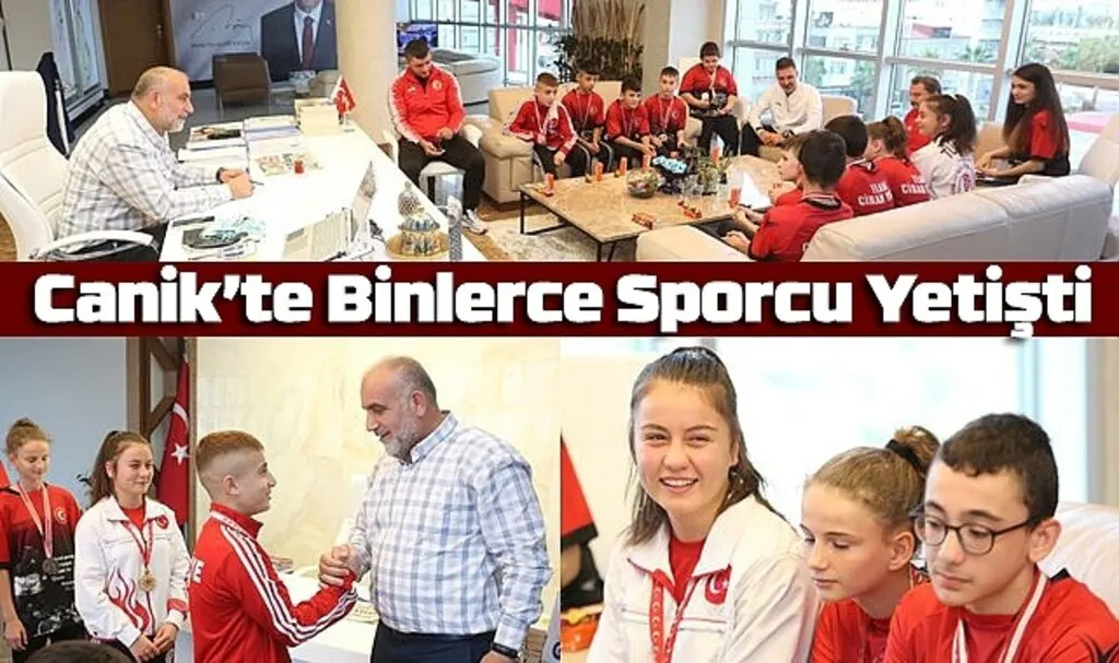 Başkan Sandıkçı Şampiyon Sporcuları Ağırladı