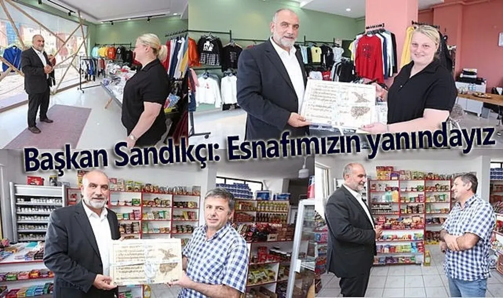 Canik Belediyesi'nden işyerlerine Açılış Desteği