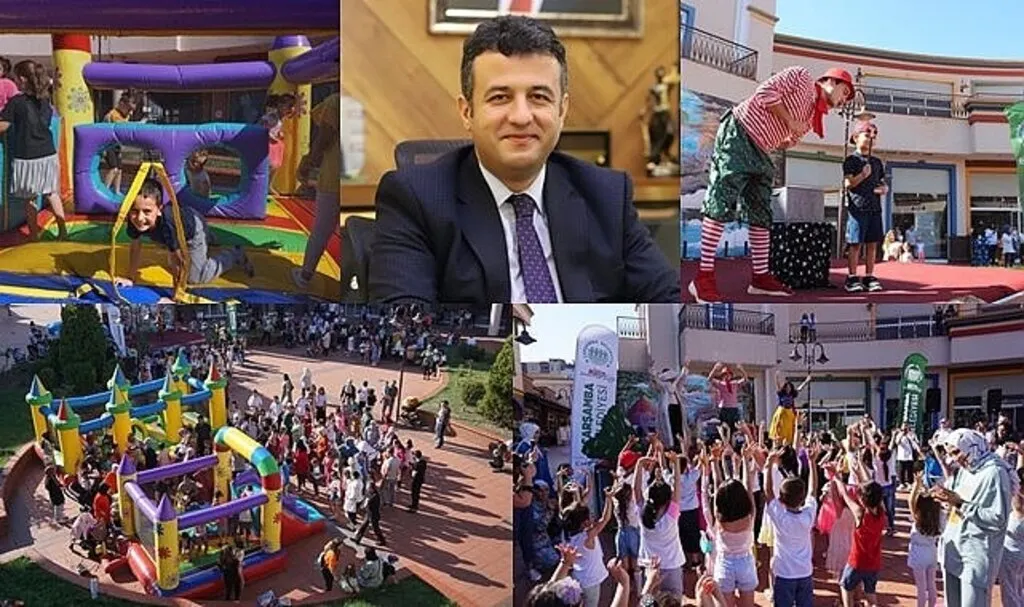 Çarşamba Belediyesi'nden çocuklara özel eğlence