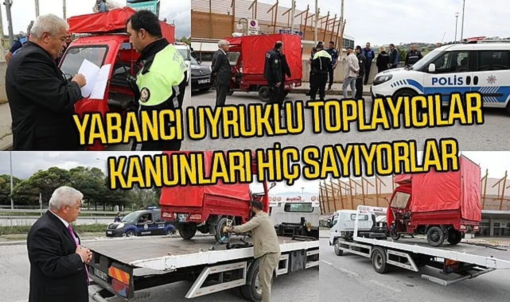 İlkadım'da yetkisiz atık toplayanlara fırsat verilmiyor