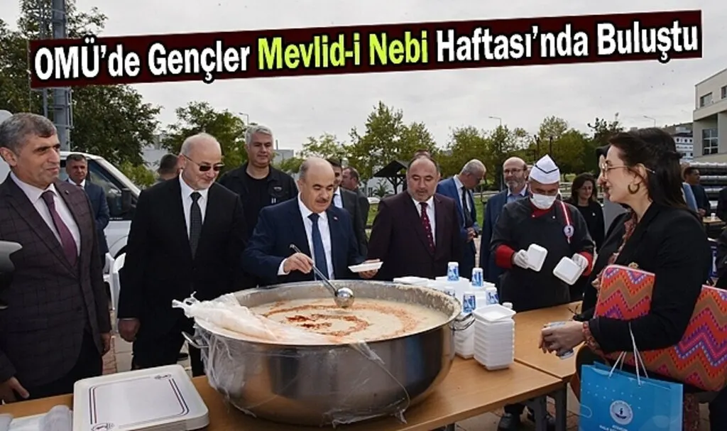 OMÜ’de Gençler Mevlid-i Nebi Haftası’nda Buluştu	
