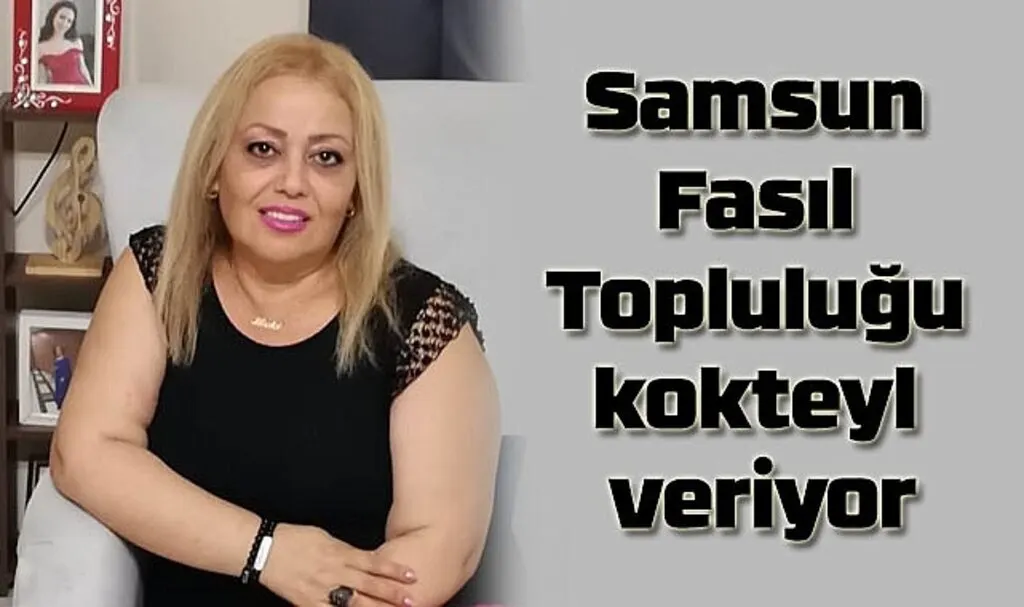 Samsun Fasıl Topluluğu kokteyl veriyor