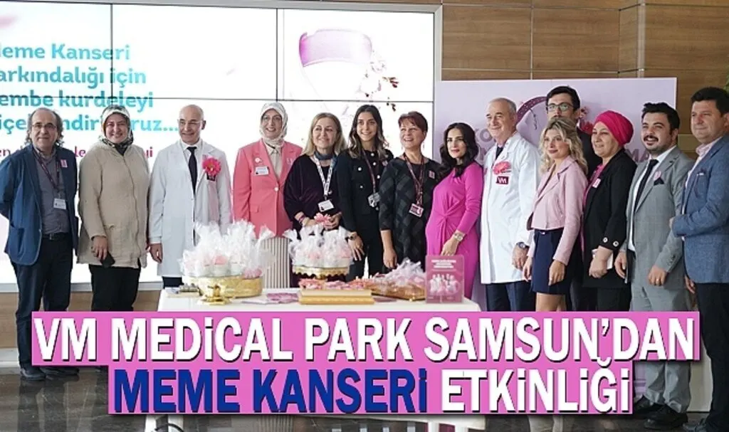 VM Medical Park Samsun'dan Meme Kanseri Etkinliği