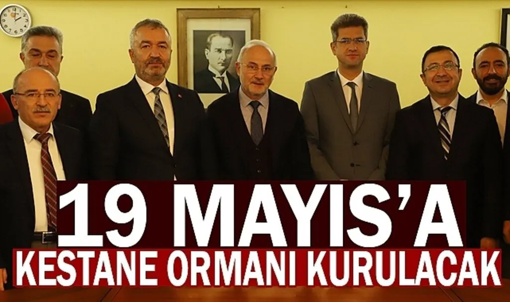 19 Mayıs ‘a Kestane Ormanı Kurulacak