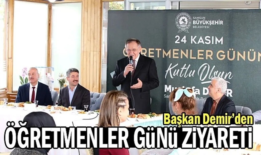 Başkan Demir’den Öğretmenler Günü ziyareti