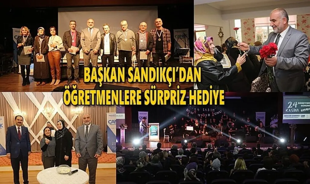 Başkan Sandıkçı’dan Öğretmenlere Sürpriz Hediye