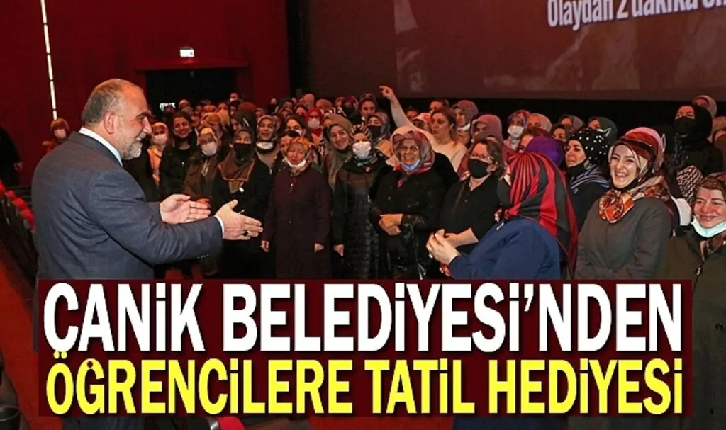 Canik Belediyesi’nden Öğrencilere Tatil Hediyesi