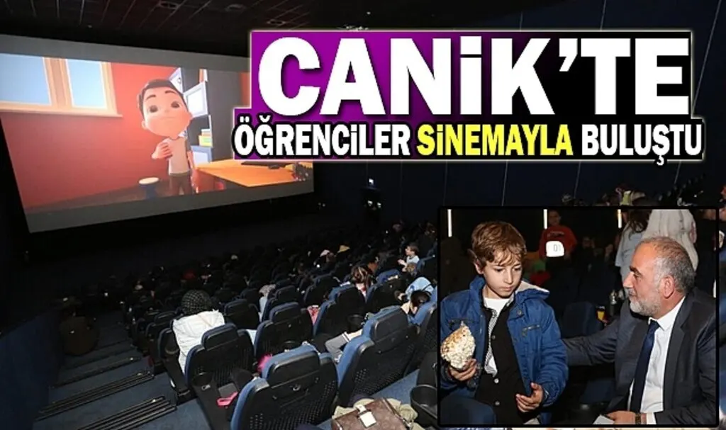 Canik’te Çocuklar Sinemayla Doyasıya Eğlendi