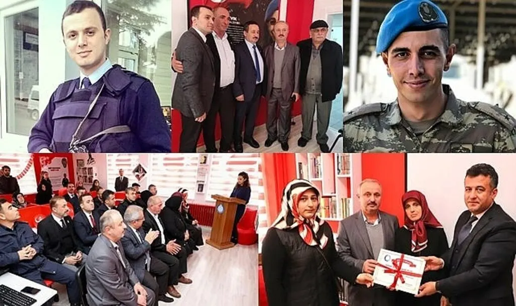 Çarşamba Fatih Ortaokulu'nda Şehitler Kütüphanesi açıldı