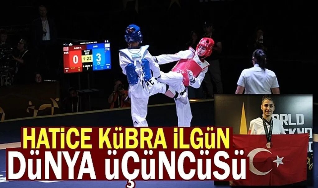 Hatice Kübra İlgün Dünya Üçüncüsü Oldu
