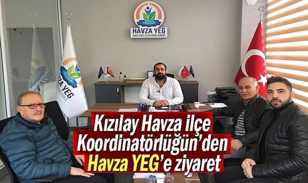 Kızılay Havza İlçe Koordinatörlüğünden Havza YEG’e ziyaret