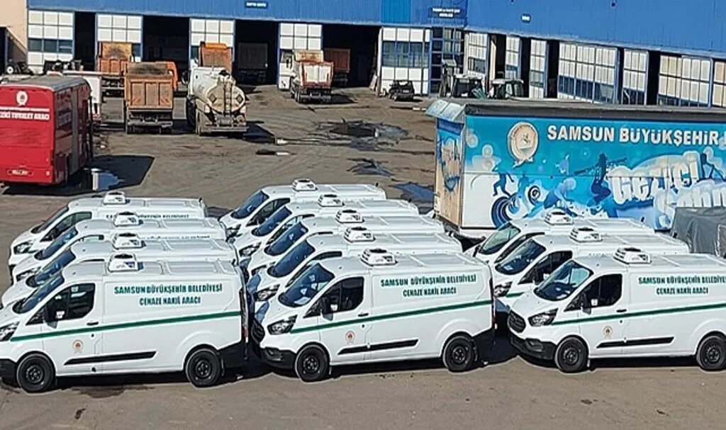 Samsun Büyükşehir Belediyesi 20 cenaze nakil aracı aldı