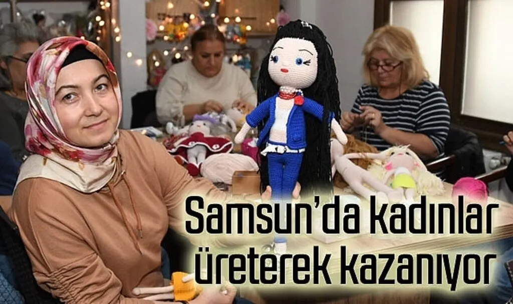Samsun'da kadınlara amigurumi örgü organik bebek kursu