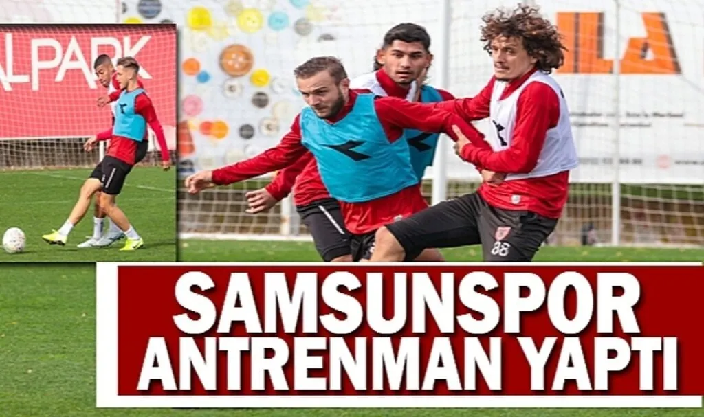 Samsunspor Antrenman Yaptı