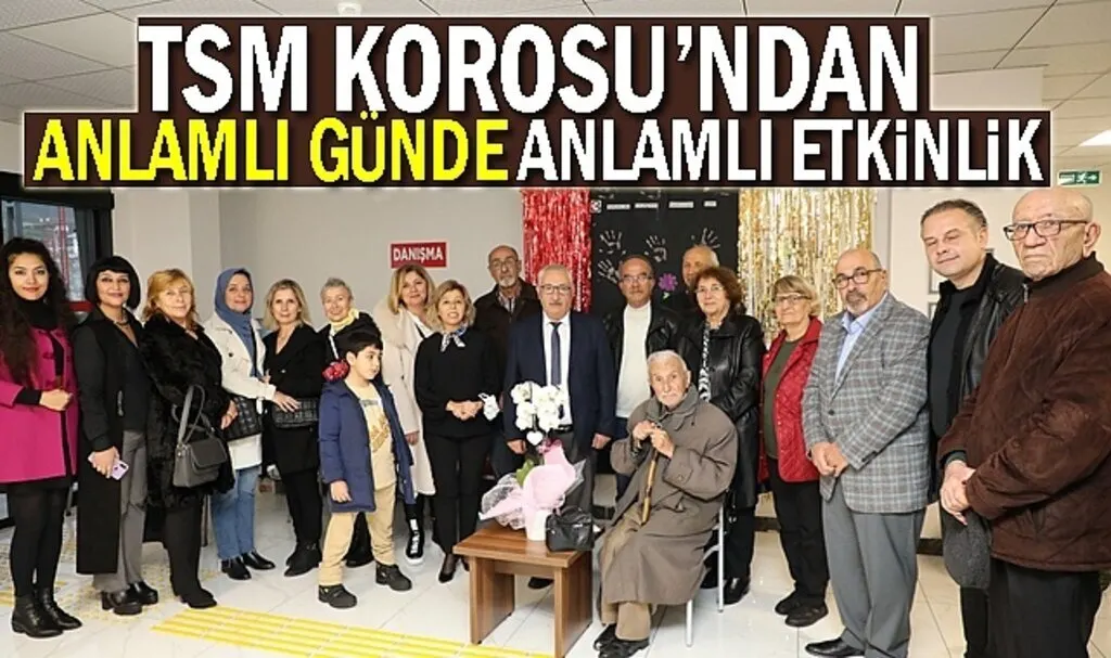 3 Aralık Dünya Engelliler Günü'nde TSM Korosu Gönüllere Dokundu