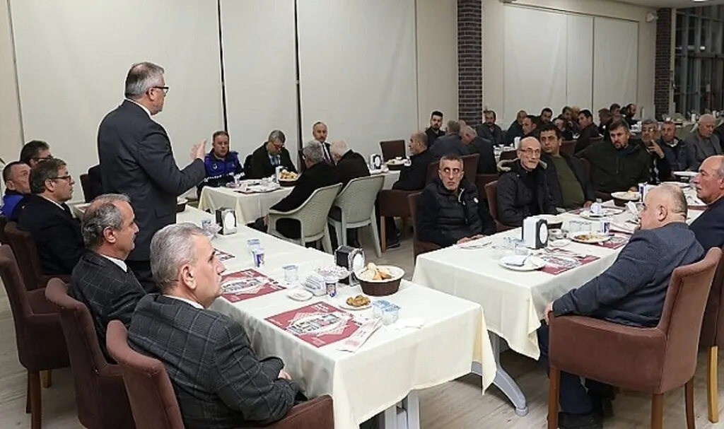 Bafra'da ortak akıl buluşmalarında söz dolmuş şoförlerinde