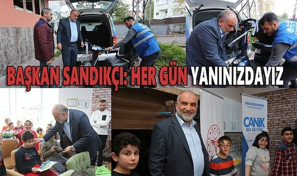 Başkan Sandıkçı: Her gün yanınızdayız