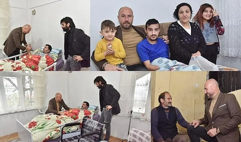 Başkan Togar’dan engellilere tekerlekli sandalye teslimi