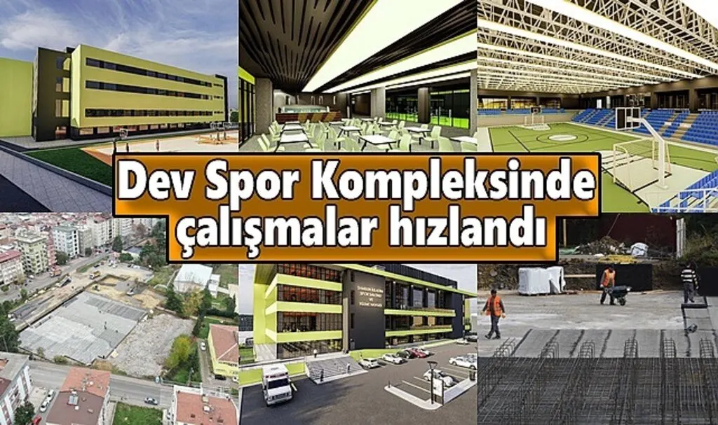 Dev Spor Kompleksinde çalışmalar hızlandı
