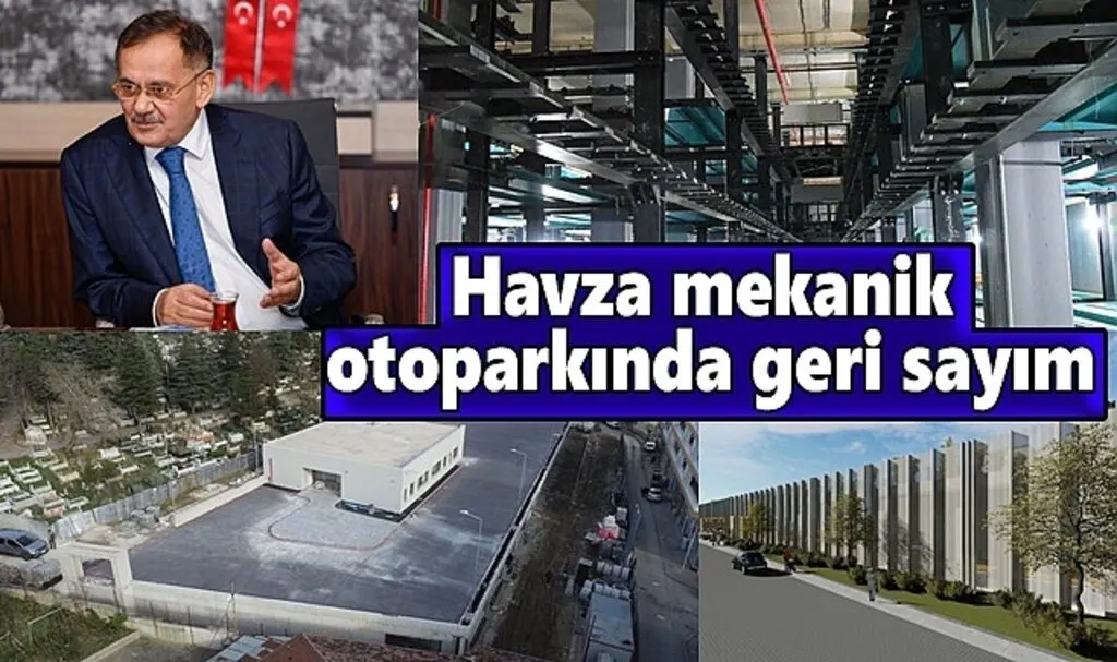 Havza mekanik otoparkında geri sayım