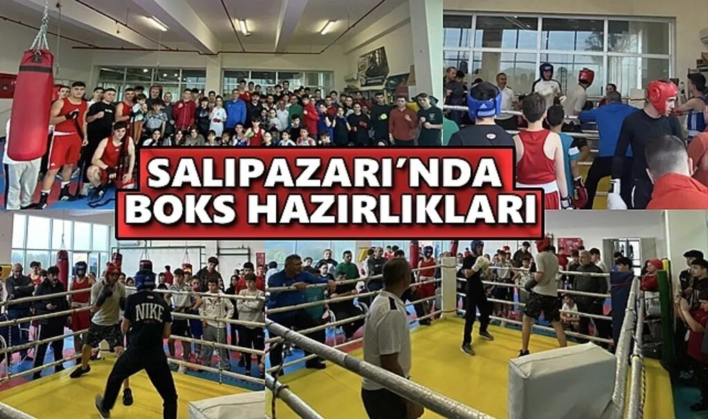 Salıpazarı'nda boks hazırlıkları