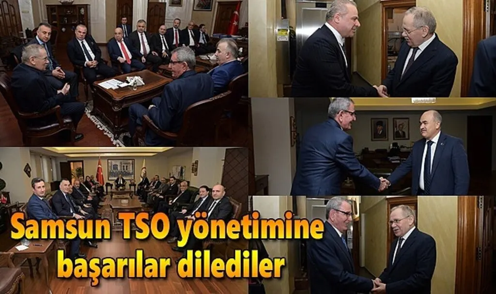 Samsun TSO yönetimine başarılar dilediler