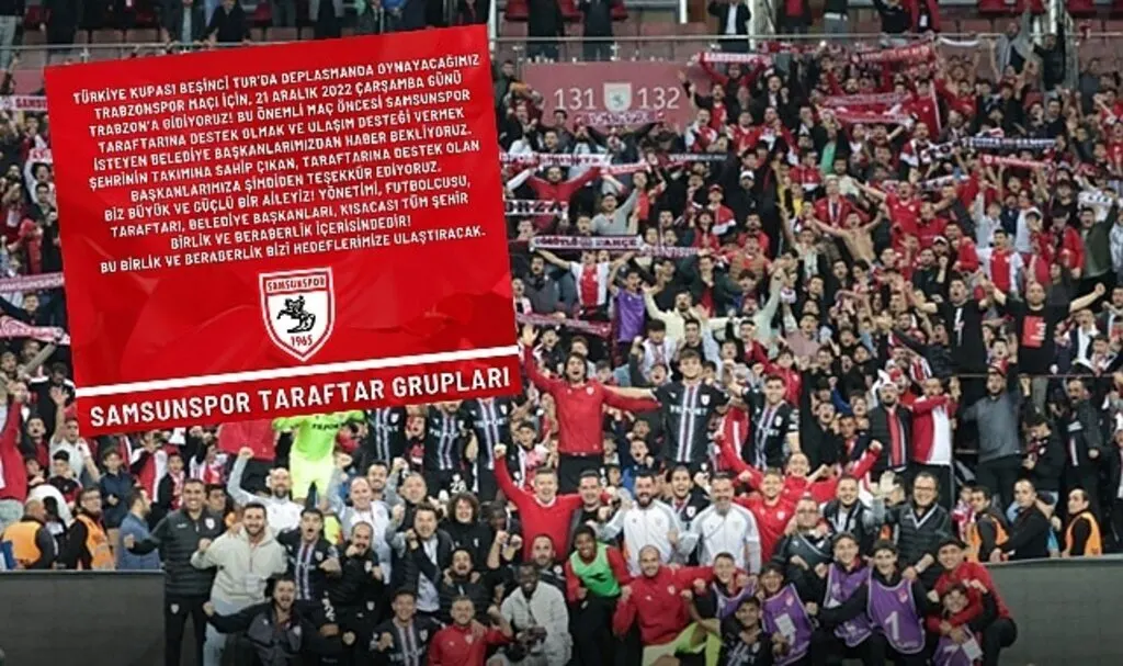 Samsunspor taraftar gruplarından ulaşım desteği çağrı