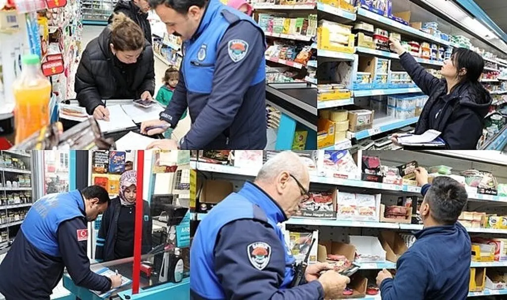 Yılbaşı öncesi İlkadım Belediyesi'nden zincir marketlere sıkı takip