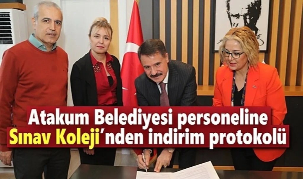 Atakum Belediyesi personeline Sınav Koleji'nden indirim protokolü 
