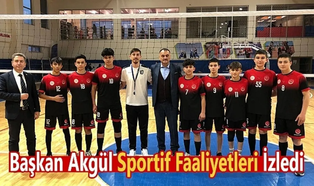 Başkan Akgül Sportif Faaliyetleri İzledi