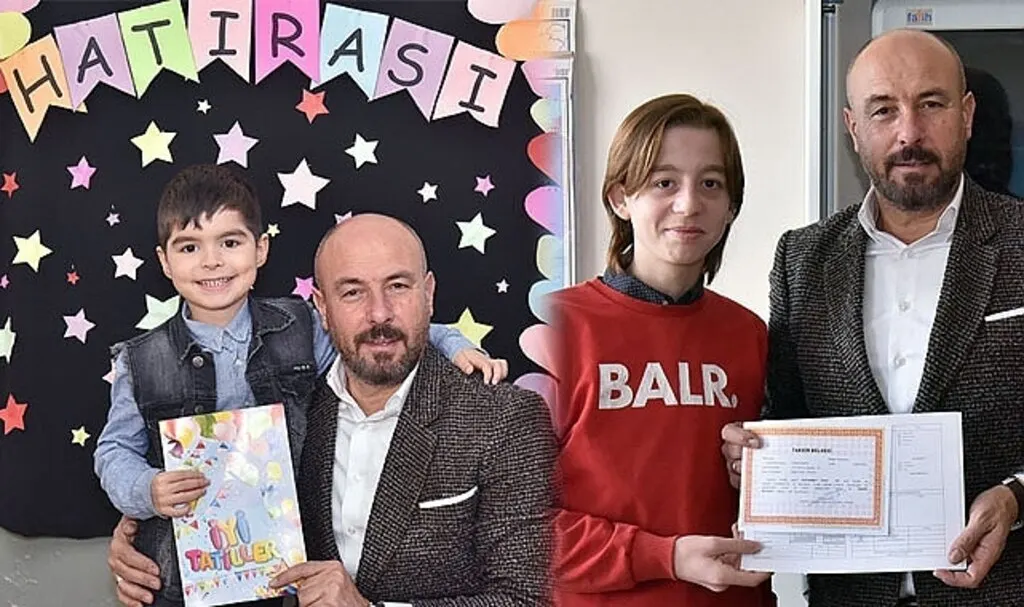 Başkan Togar öğrencilerin karne heyecanını paylaştı