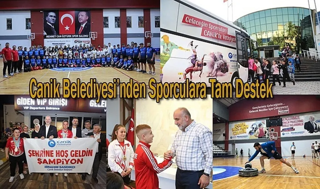 Canik Belediyesi’nden Sporculara Tam Destek