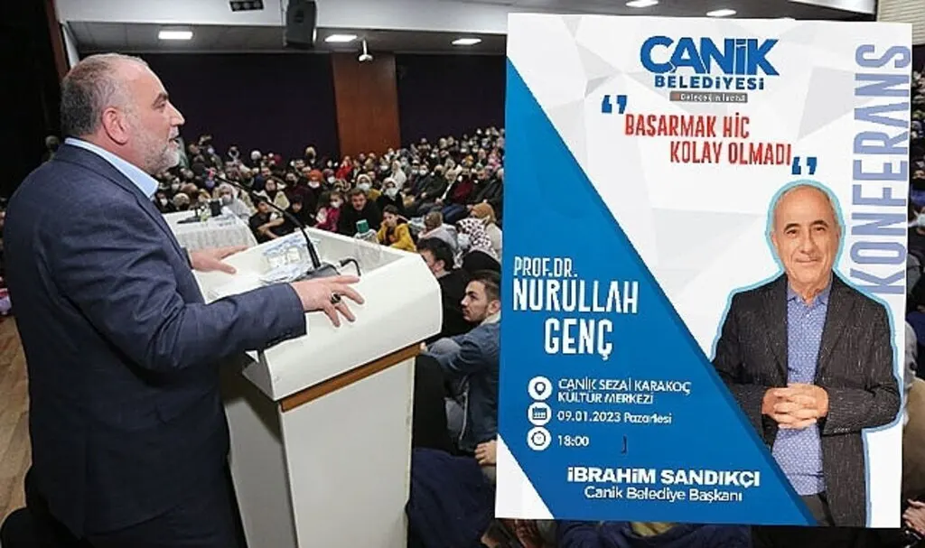 Nurullah Genç Canik’te konferans verecek