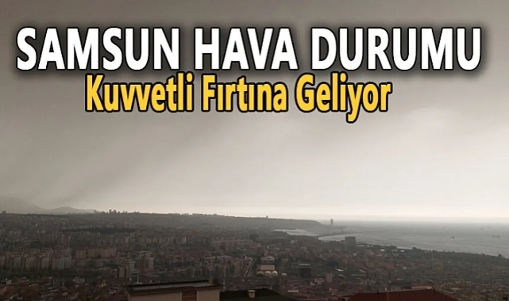 Samsun'da Kuvvetli Yağmur Yüksek Kesimlere Kar Geliyor!