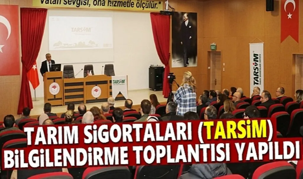 Tarım Sigortaları Bilgilendirme Toplantısı Yapıldı