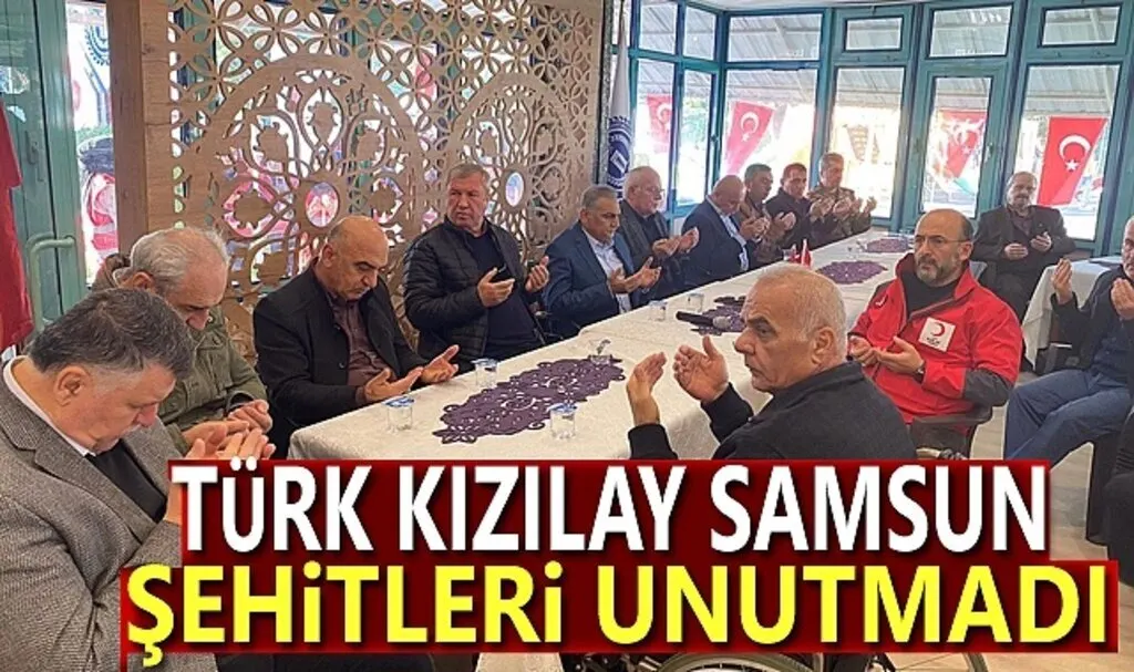Türk Kızılay Samsun Şehitleri Unutmadı