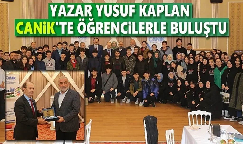 Yazar Yusuf Kaplan Canik’te Öğrencilerle Buluştu