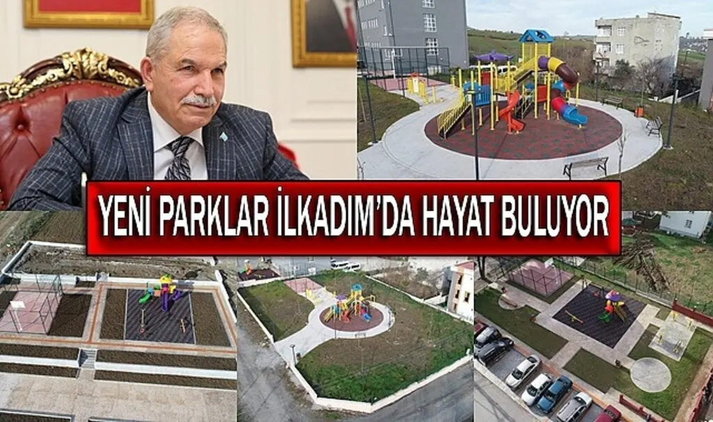 Yeni parklar İlkadım'da hayat buluyor