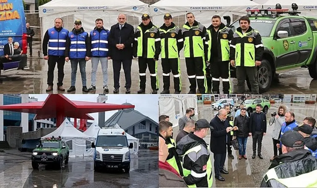Canik Belediyesi depremzedeler için bölgeye hareket etti