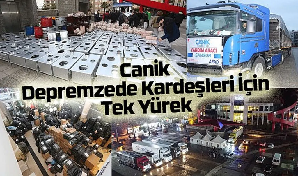 Canik Depremzede Kardeşleri İçin Tek Yürek 