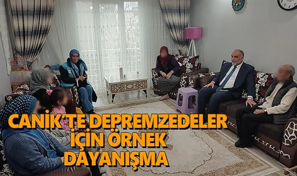 Canik’te Depremzedeler İçin Örnek Dayanışma