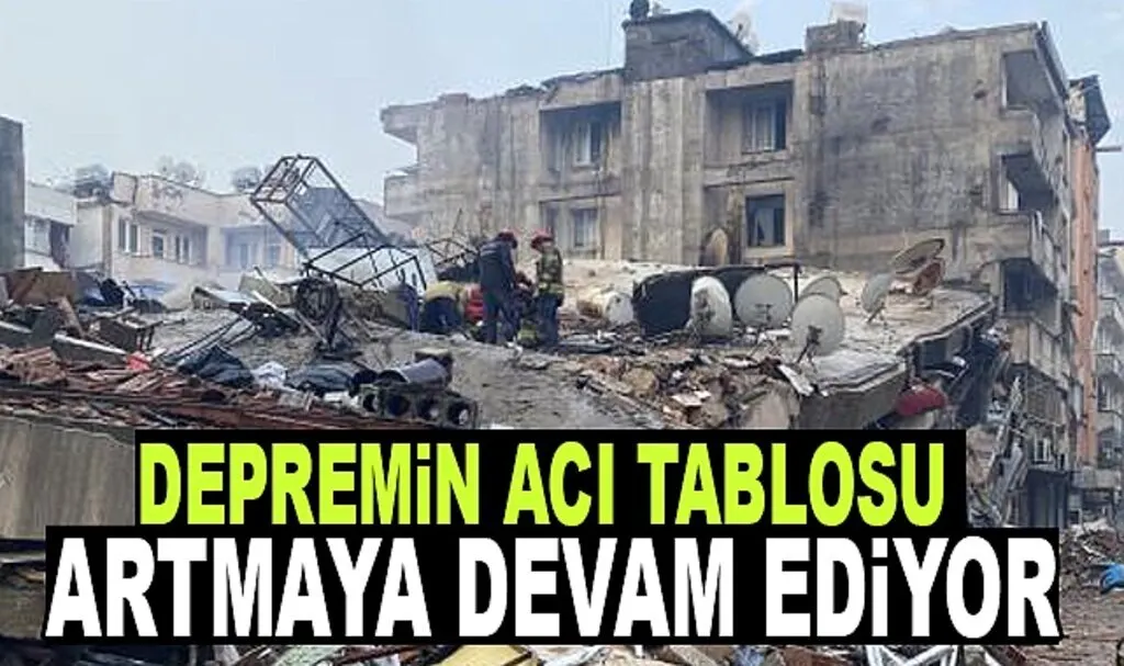 Depremde hayatını kaybedenlerin sayısı 3 bin 549'a yükseldi