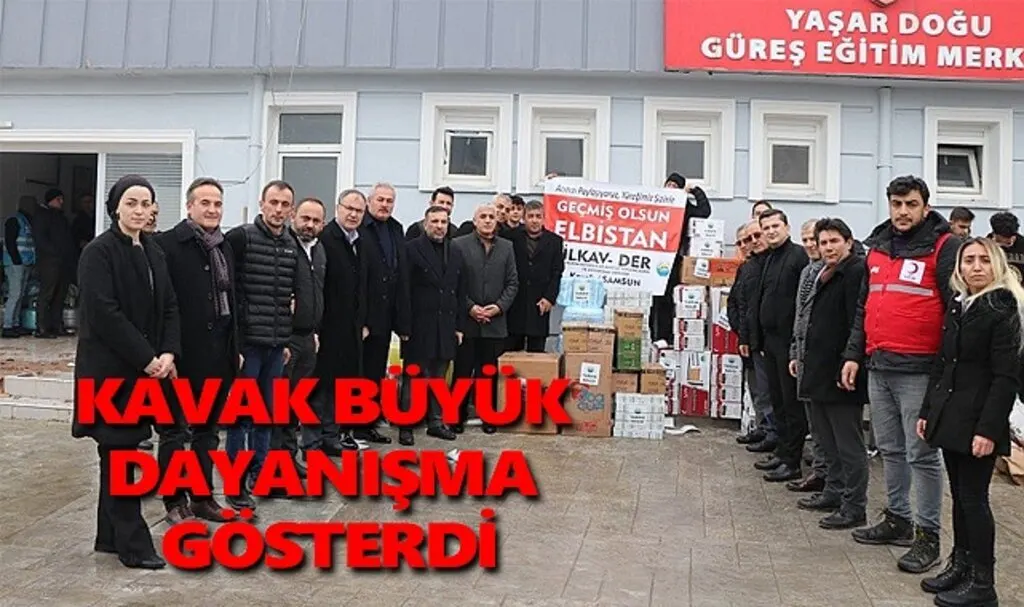 Kavak büyük dayanışma gösterdi