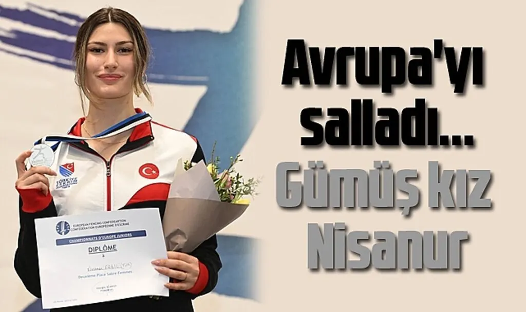 Nisanur Erbil Avrupa'yı salladı