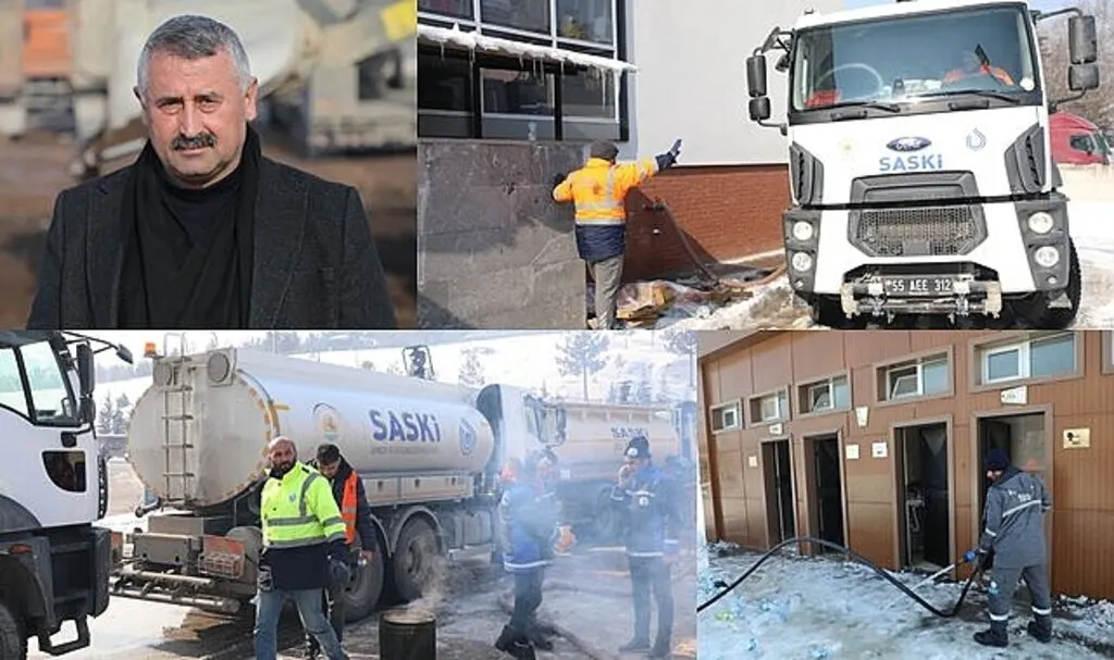 SASKİ Elbistan'da su sorununu çözüyor