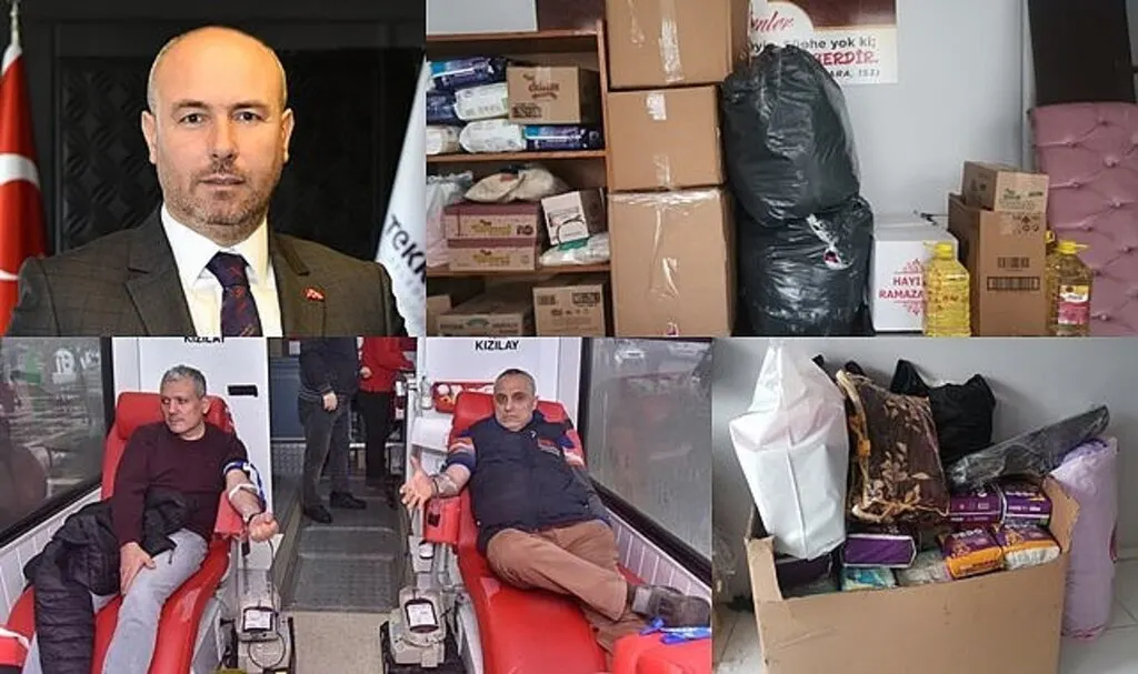 Tekkeköy’den afet bölgelerine yardım köprüsü