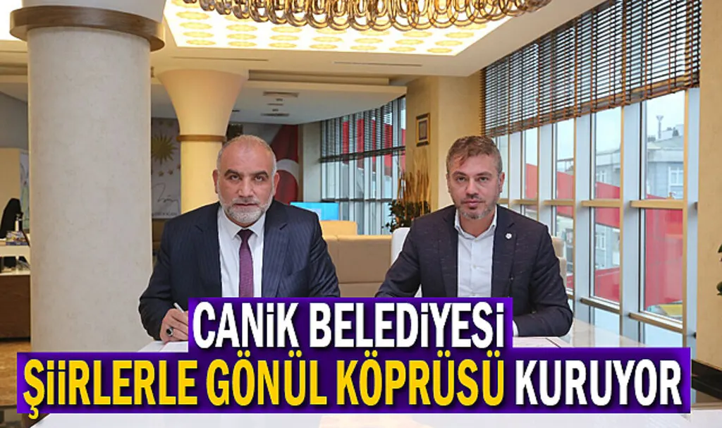 Canik Belediyesi Şiirlerle Gönül Köprüsü Kuruyor