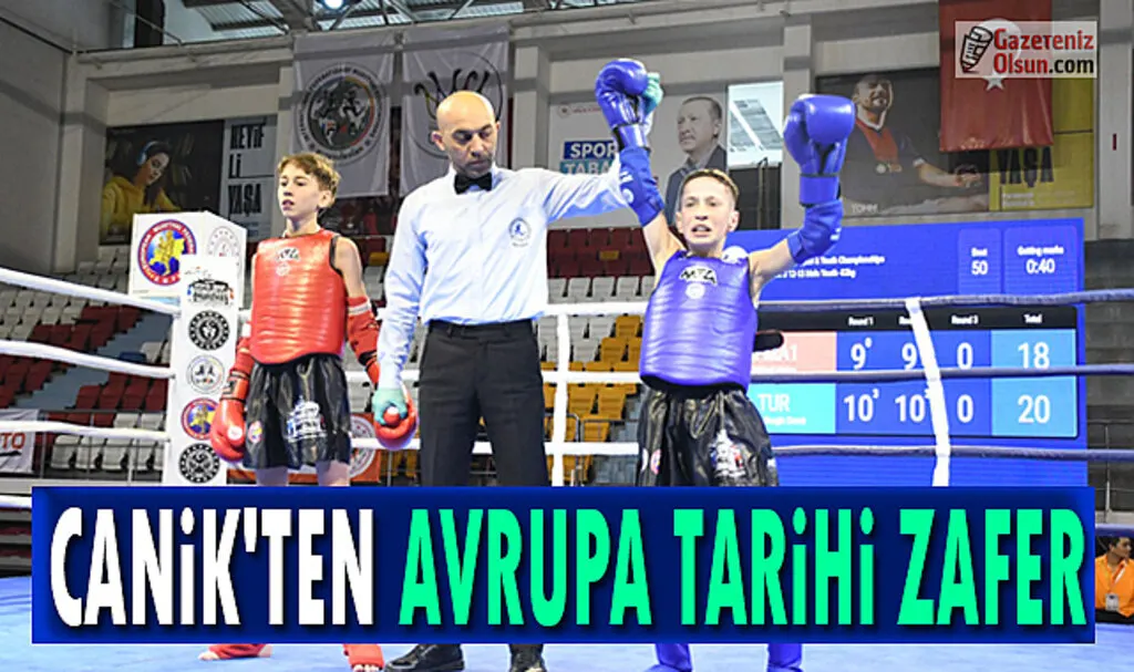 Canik Belediyespor Kulübü milli sporcuları Avrupa şampiyonu oldu